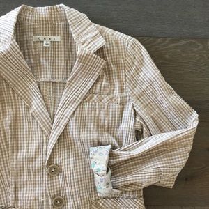 Cabi Gingham Blazer